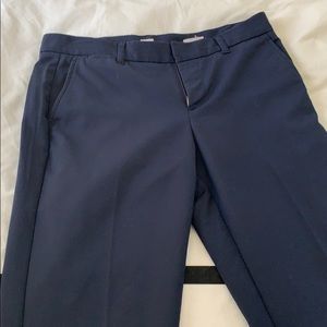 Gap navy slim crop pants